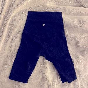Lulu lemon Biker Shorts size 2. Navy color. Used like new